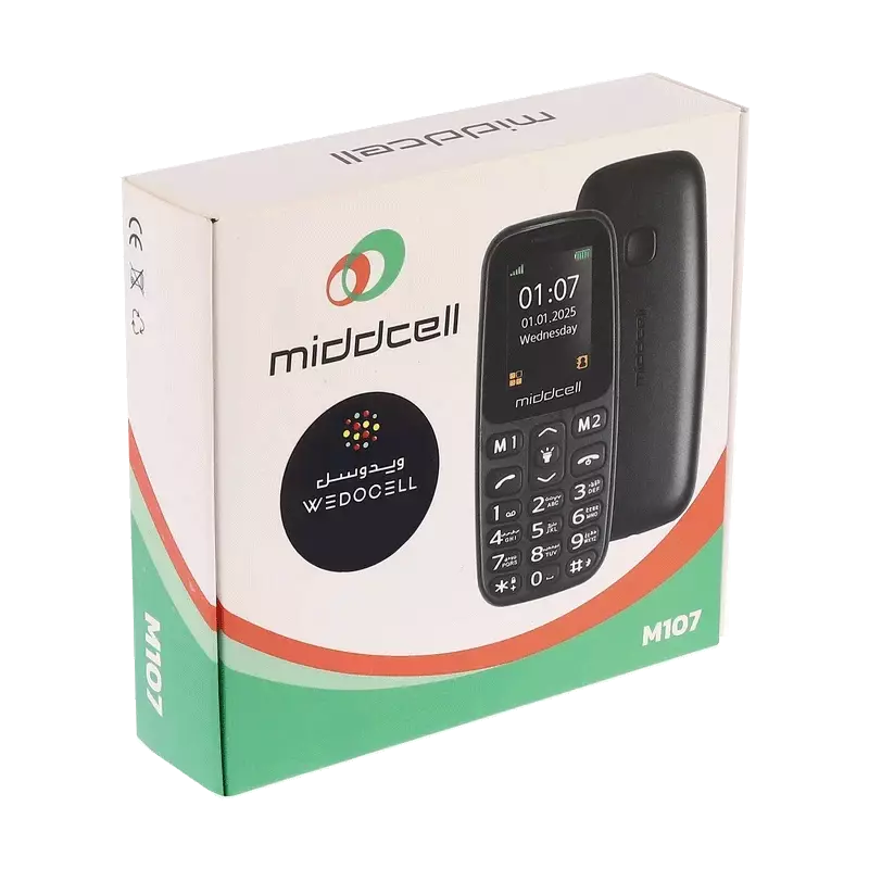 گوشی موبایل میدسل مدل M107 ظرفیت 32 مگابایت رم 32 مگابایت جعبه