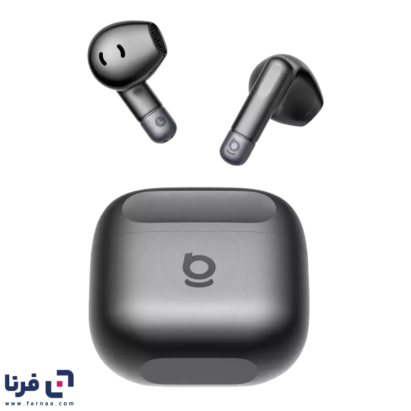 نمای جلو هدفون بی سیم بیسوس مدل bass bs2 lite مشکی