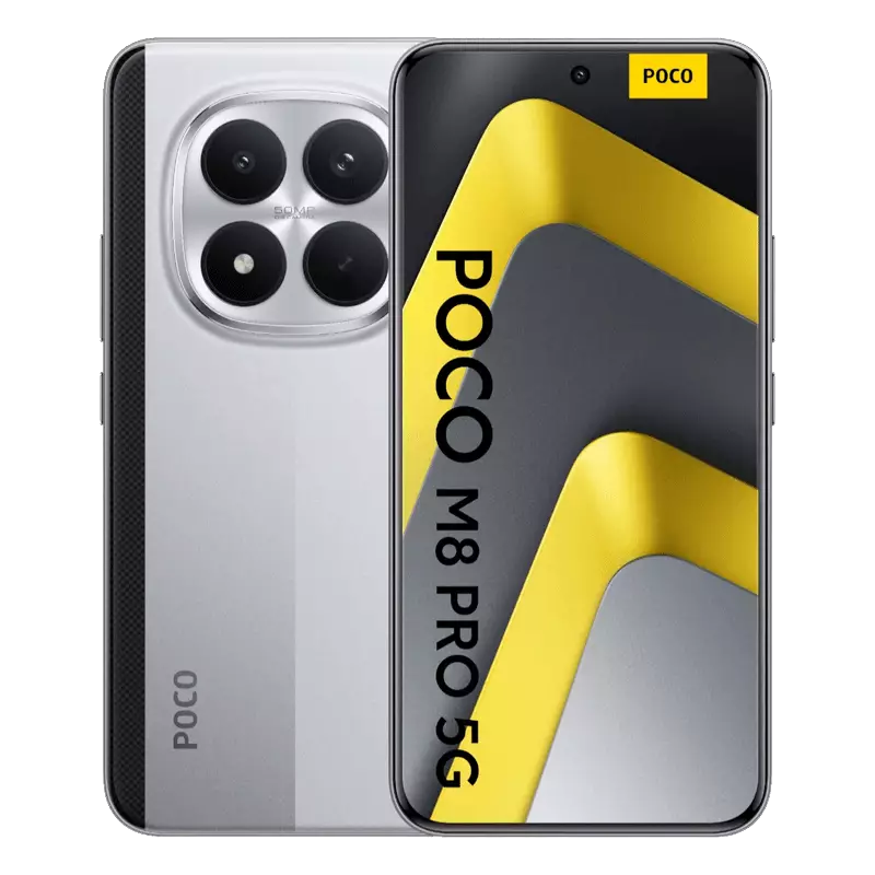 گوشی موبایل شیائومی مدل Poco M8 Pro 5G ظرفیت 512 گیگابایت رم 12 گیگابایت