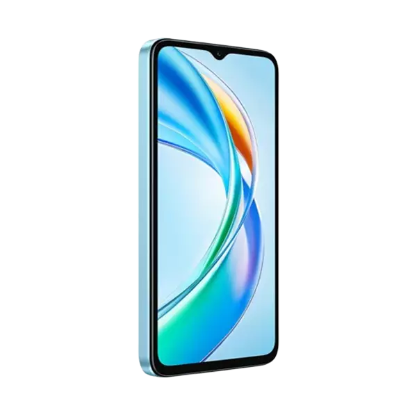 نمای روبرو سمت چپ  گوشی موبایل آنر مدل X5b 4G ظرفیت 64 رم 4 گیگابایت - با شارژر
