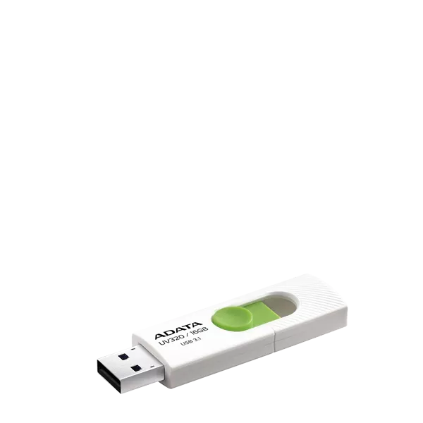 فلش مموری ای دیتا مدل UV320 ظرفیت 128 گیگابایت سفید سبز