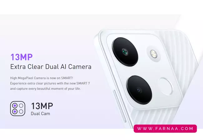بررسی دوربین گوشی اینفنیکس Smart 7 با ظرفیت 64 گیگ رم 4