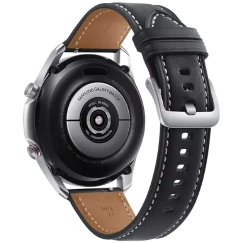 نمای پشت ساعت هوشمند سامسونگ مدل Galaxy Watch3 SM-R850 41mm نقره ای