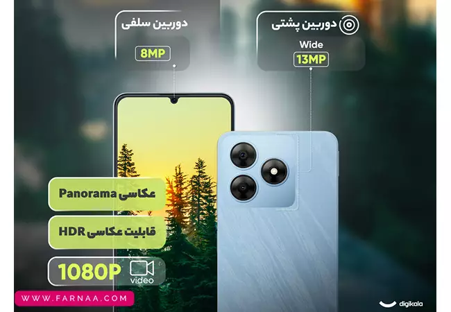 گوشی موبایل بلک ویو مدل WAVE 8 ظرفیت 256 رم 4 گیگابایت