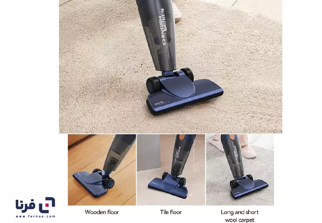 عملکرد جاروبرقی درما مدل DX118C PRO توان 600 وات