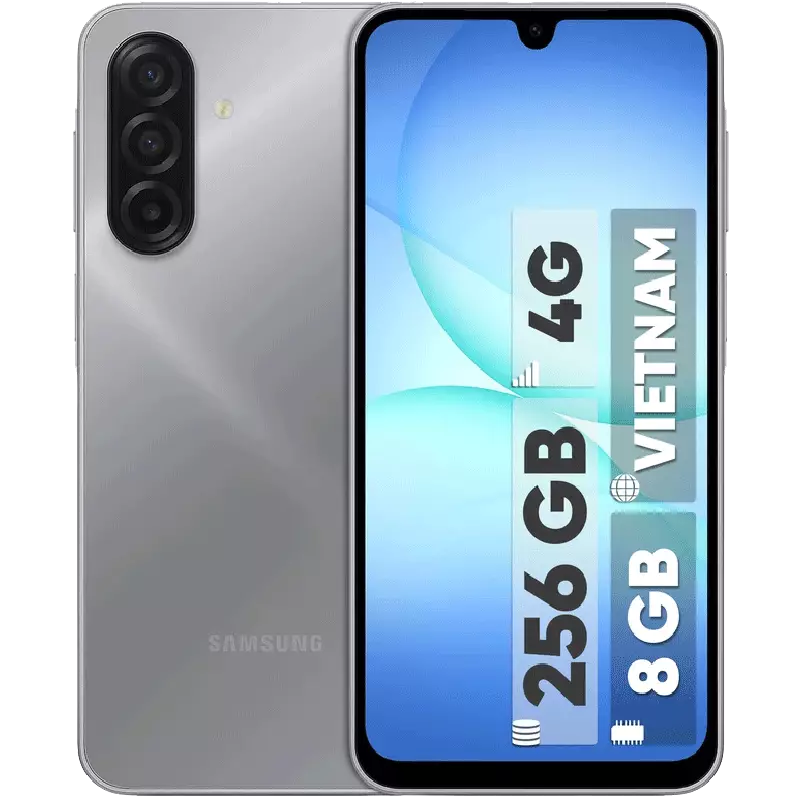گوشی موبایل سامسونگ A17 4G ظرفیت 256 رم 8 گیگابایت (ویتنام)