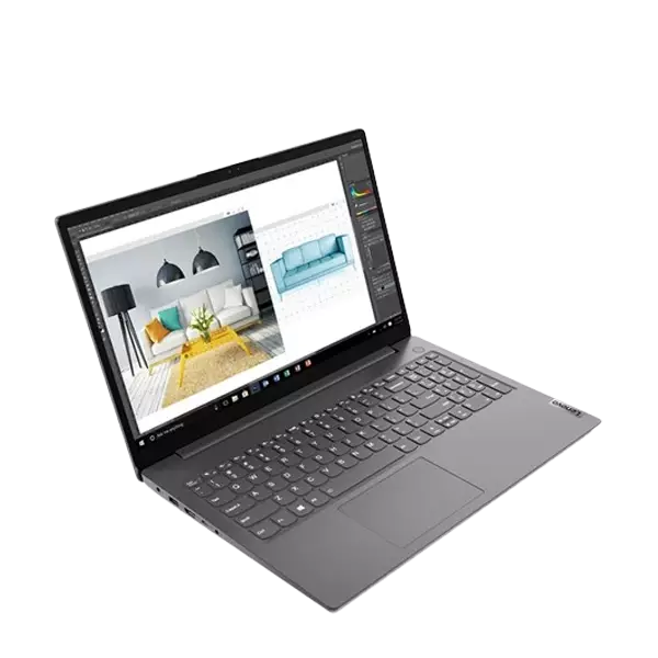 نمای جلو لپ تاپ لنوو مدل V15 Corei3 1115G 12GB 1TB رنگ خاکستری	