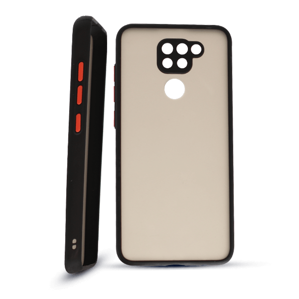 پنل پشت و جلو کاور مدل هیبریدی پشت مات مناسب برای گوشی موبایل شیائومی Note 9 مشکی