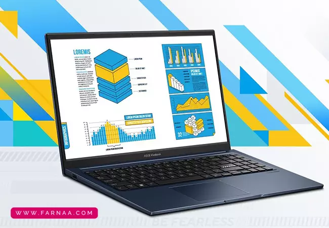لپ تاپ ۱۵.۶ اینچی ایسوس مدلVivoBook 15 F1504VA NJ822 Corei5 1335U 16GB 512GB SSD (کاستوم شده)