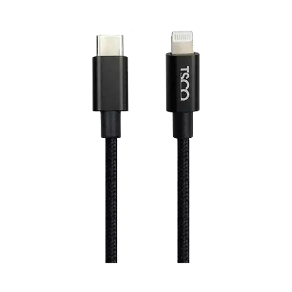 tsco tc pd200 usb c to lightning cable 1 5 meter long