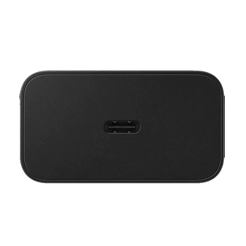 شارژر دیواری 3 پین سامسونگ مدل Power Adapter EP-T2510 توان 25 وات مشکی سوکت تایپ سی