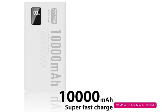 پاوربانک فست شارژ دنمن مدل DP43 با ظرفیت 10000 میلی‌آمپر ساعت