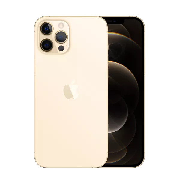 پنل جلو و پشت گوشی موبایل اپل مدل iPhone 12 Pro Max A2412 دو سیم‌ کارت ظرفیت 512 گیگابایت طلایی