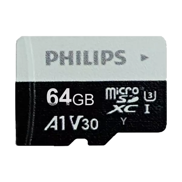 philips A1 V30 Class 10 UHS I U3 80MBps 64GB memory card