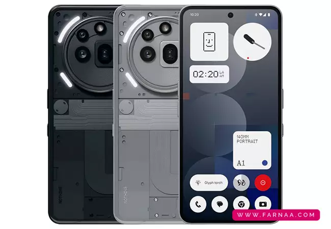 گوشی ناتینگ فون 3a Pro 5G ظرفیت 256 رم 8 گیگ