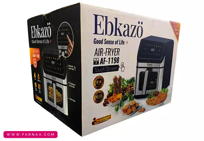 سرخ کن بدون روغن ابکازو مدل Ebkazo AF-1198