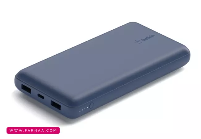 پاوربانک بلکین مدل BoostCharge BPB012bt با ظرفیت 20000 میلی‌آمپر ساعت