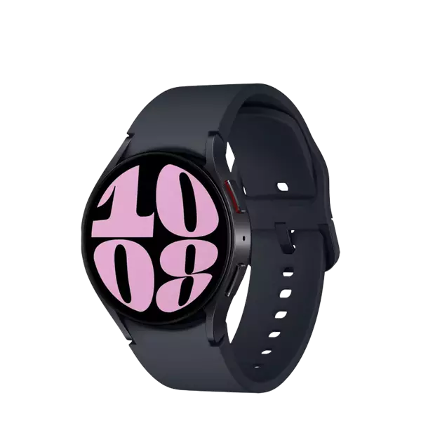 نمای نیم رخ راست ساعت هوشمند سامسونگ مدل Galaxy Watch6 R930 40mm خاکستری تیره
