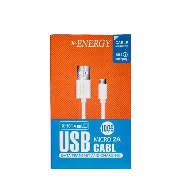 جعبه کابل تبدیل USB به Micro USB ایکس انرژی مدل X-101 طول 1 متر