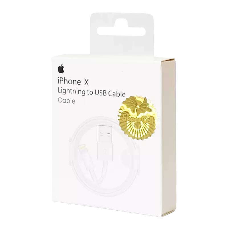 کابل شارژ USB به Lightning آیفون X مدل MD818ZM/A A1480 طول ۱ متر