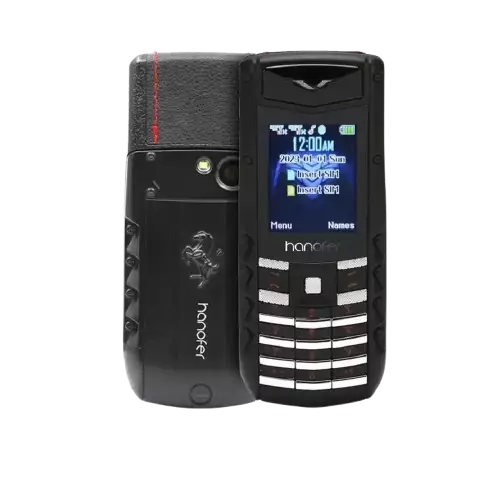 نمای پشت و جلو  گوشی موبایل هانوفر مدل V5 Pro دوسیم کارت