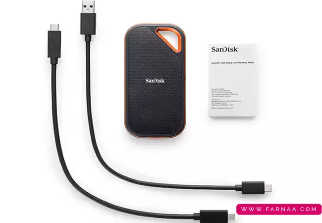 هارد اس اس دی اکسترنال سن دیسک مدل E61 Extreme ظرفیت 2 ترابایت
