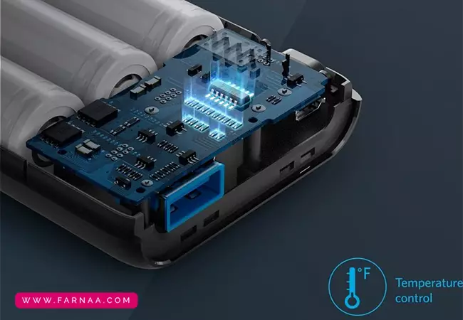 پاوربانک انکر مدل PowerCore Select A1223 ظرفیت 10000 میلیآمپر ساعت