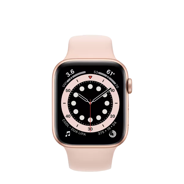 جلوی ساعت هوشمند اپل واچ سری SE سایز 44 میلی متر رزگلد