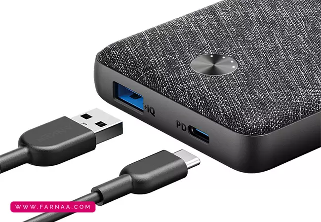 پاوربانک انکر مدل PowerCore Metro A1246 ظرفیت 10000 میلی آمپر ساعت