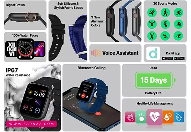 ساعت هوشمند پرومیت مدل XWatch-B19