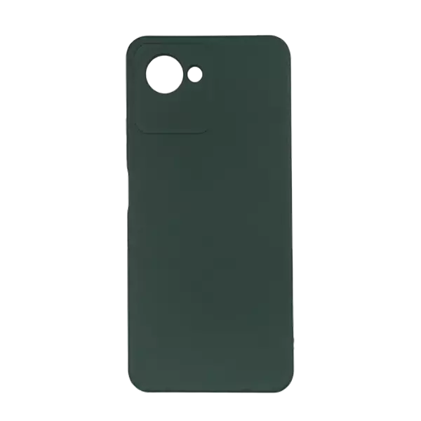 matte back silicone cover realme c30s mobile phone