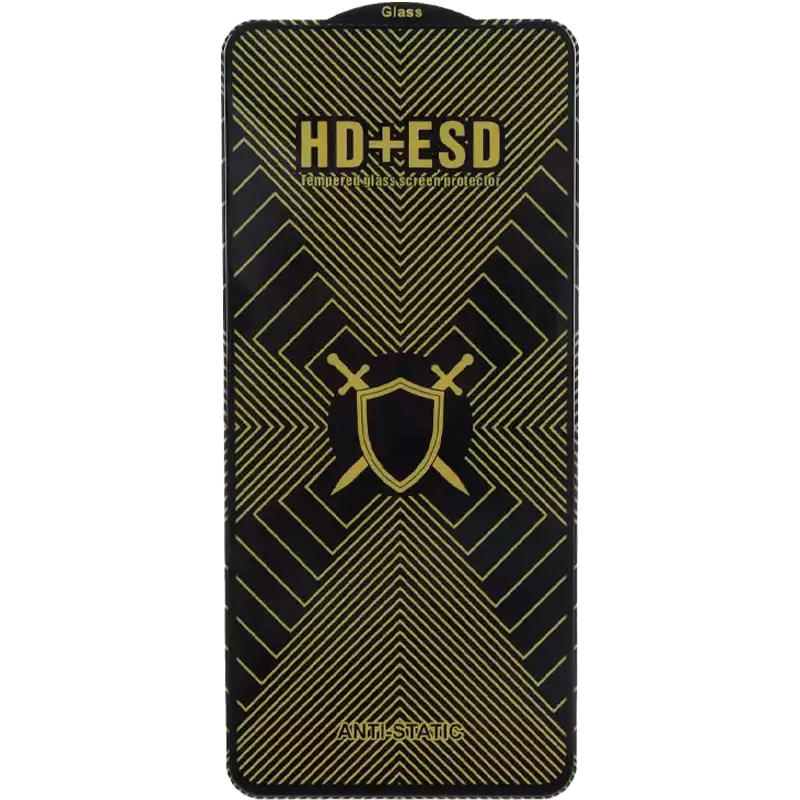 محافظ صفحه نمایش شیشه ای Full Cover HD Plus ESD مدل Samsung Galaxy A71 / A72 / A73 / M51 / M52 / M53 / M54 / M62 / Note 12 Pro 5G / Note 12 Pro Plus / Poco X5 Pro / Poco F5