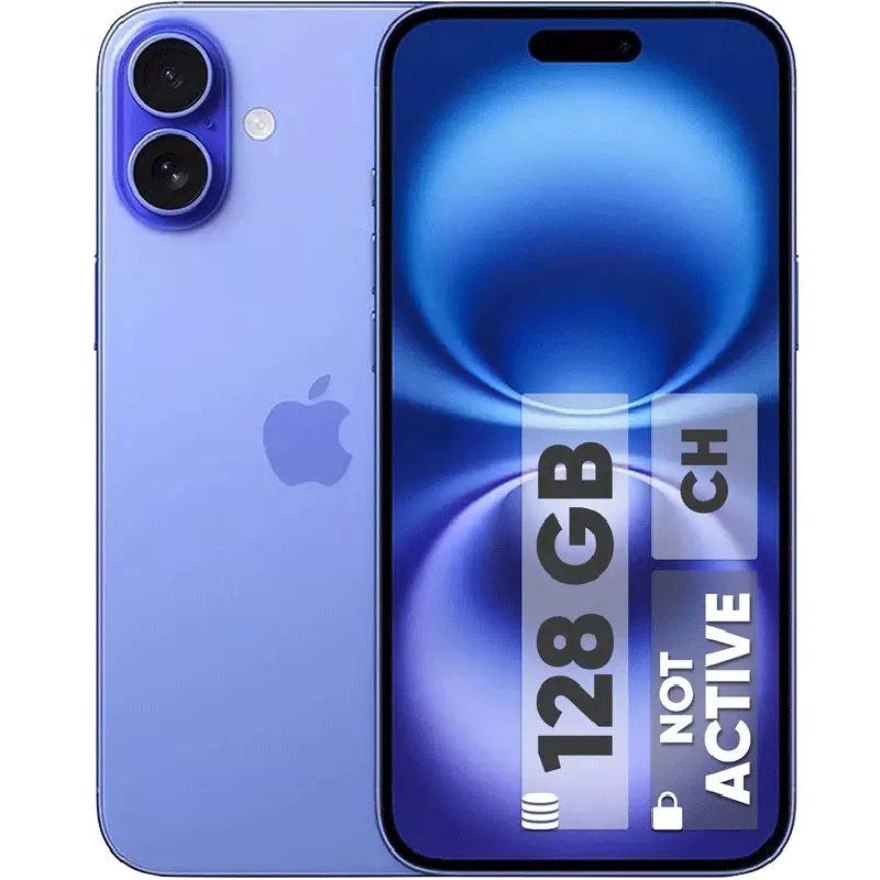 گوشی موبایل اپل مدل iphone 16 not active دو سیم‌ کارت ظرفیت 128 رم 8 گیگابایت - پارت نامبر CH/A