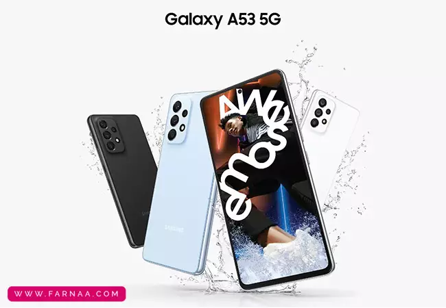 گوشی موبایل سامسونگ A53 5G ظرفیت 128 رم 6 گیگابایت - پک ویتنام