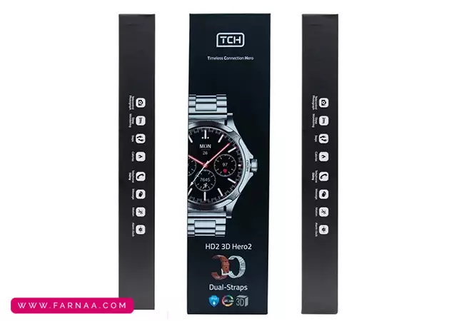 ساعت هوشمند تی سی اچ مدل HD2 3D Hero2