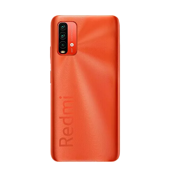 نمای پشت گوشی موبایل شیائومی Redmi 9T ظرفیت 128 رم 4 گیگابایت نارنجی