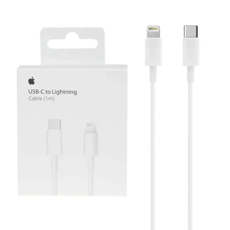کابل شارژ سرکارتنی Type-C به Lightning اپل مدل IP 13 Pro Max طول ۱ متر