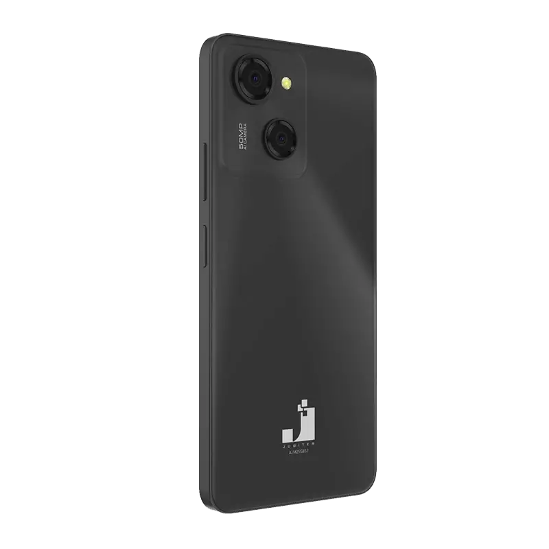 گوشی موبایل ژوبیتر مدل jPhone M25 ظرفیت 128 گیگابایت رم 4 گیگابایت رم مجازی 4 گیگابایت مشکی پشت