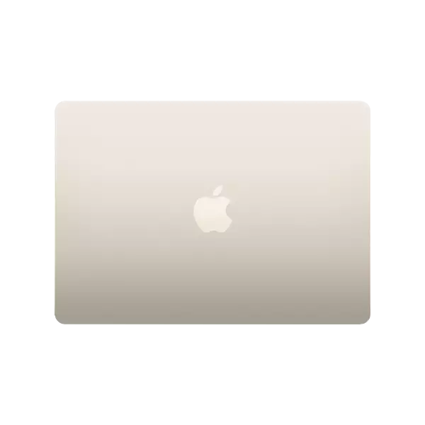 نمای پشت لپ تاپ 13 اینچی اپل مدل MacBook Air A3113 M3 2024 512SSD 8GB MRXU3 استارلایت