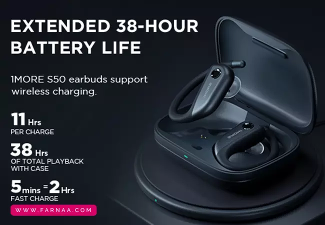 هندزفری بلوتوثی وان مور مدل 1More Fit Open Earbuds S50 EF906