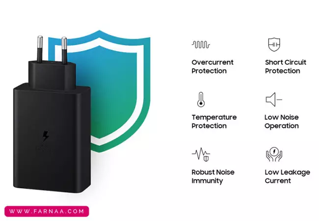 شارژر دیواری سامسونگ 65 وات مدل EP-T6530