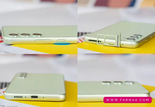 بررسی بدنه گوشی موبایل سامسونگ مدل گلکسی A34 5G با ظرفیت ۱۲۸گیگابایت و رم ۶ – پک ویتنام