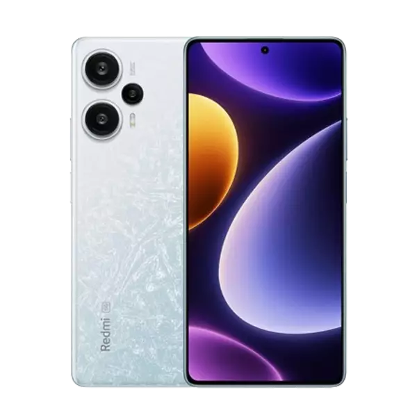 نمای جلو و پشت گوشی موبایل شیائومی Redmi Note 12 Turbo 5G ظرفیت 256 رم 12 گیگابایت سفید