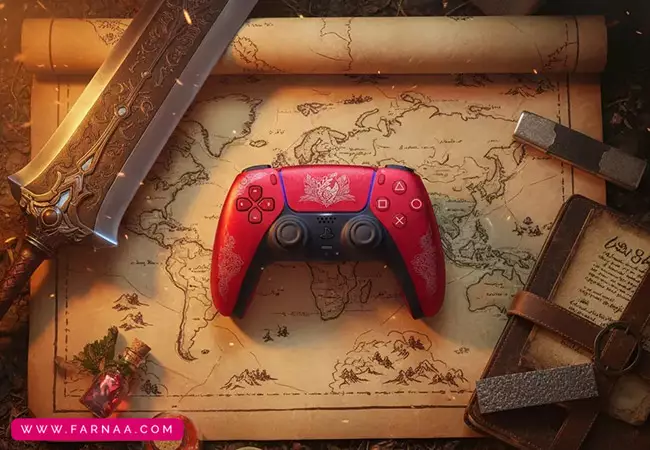 دسته بازی سونی پلی استیشن 5 مدل Dualsence Monster Hunter - Limited Edition- نسخه محدود