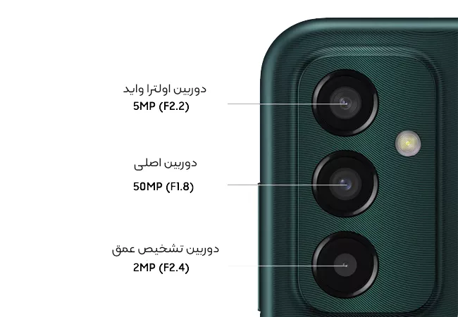 دوربین سامسونگ M13 با ظرفیت ۶۴ گیگابایت رم ۴