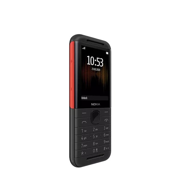	پنل جلو گوشی موبایل نوکیا مدل 5310 دو سیم‌ کارت مشکی قرمز