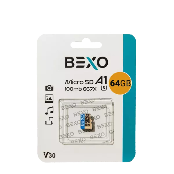 Bexo UHS-I U3 A1 ADP 100MBps MicroSD 64GB