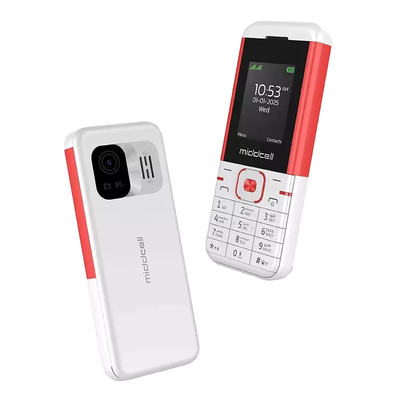گوشی موبایل میدسل مدل M5310 ظرفیت 32 مگابایت رم 32 مگابایت سفید قرمز