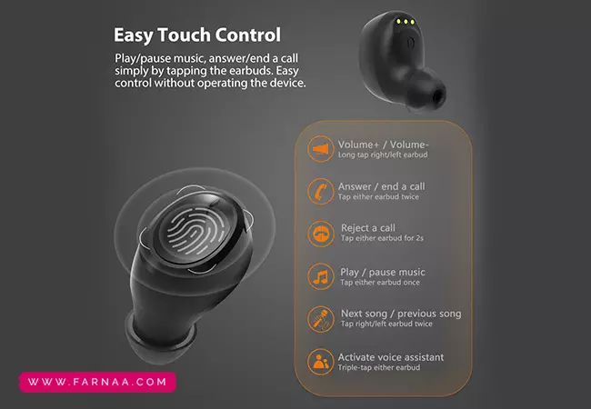 هندزفری بلوتوثی بلک ویو مدل AirBuds 2