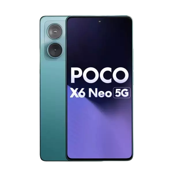 نمای جلو و پشت  گوشی موبایل شیائومی POCO X6 Neo 5G ظرفیت 256 رم 12 گیگابایت ابی